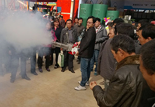 Sendfog thermal fogger is Popular at the China Yangling Agricultural Hi-Tech Fair